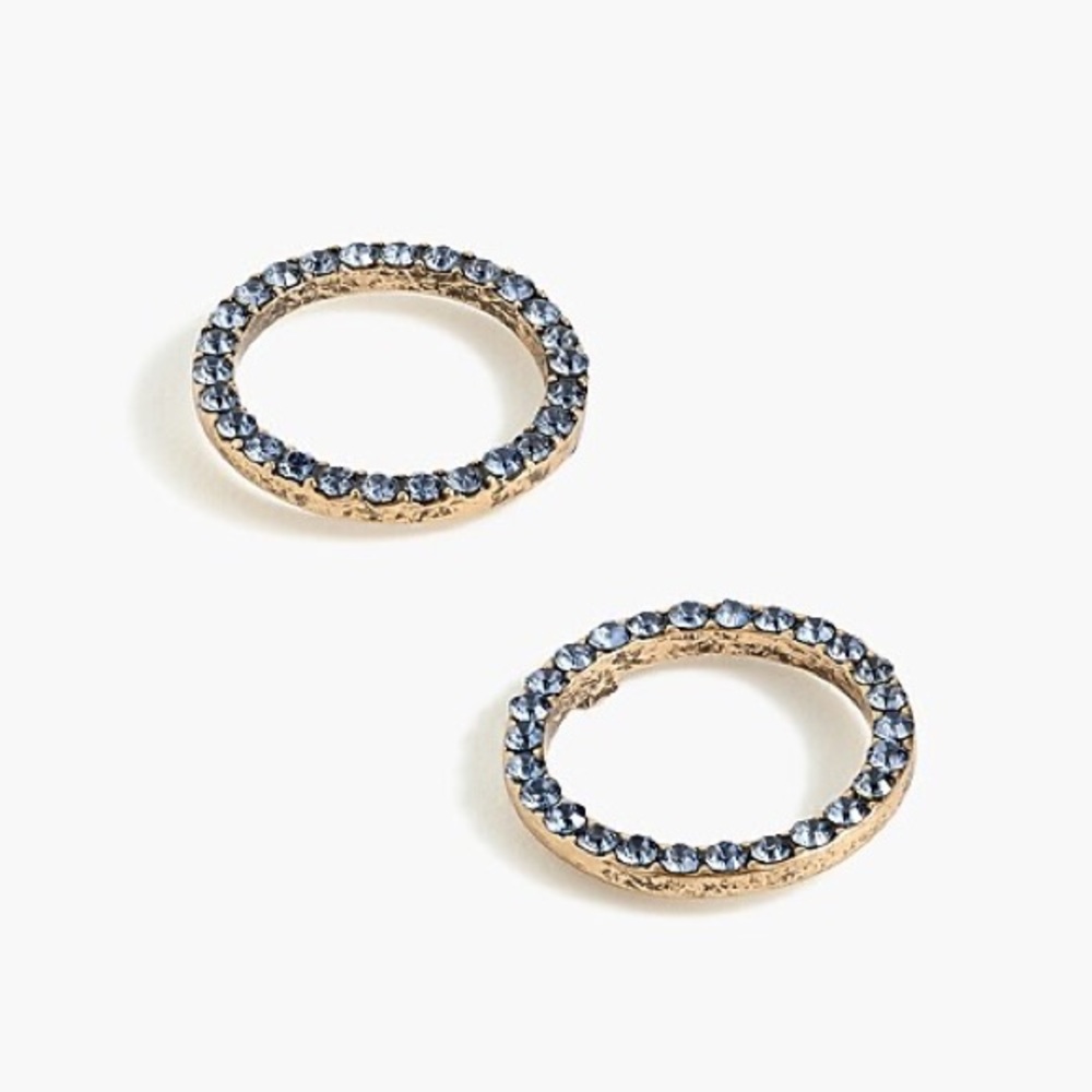 🏷NWT J.Crew pavé Circe earrings - Picture 3 of 7